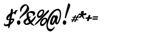 Juicebox Script Bold Italic Font OTHER CHARS