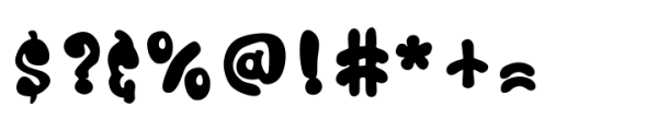 Juicy Snap Outline Solid Font OTHER CHARS