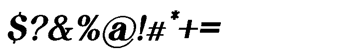 Jukeboxrewind Bold Italic Font OTHER CHARS