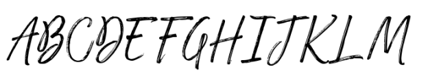 Jukise Brush Regular Font UPPERCASE