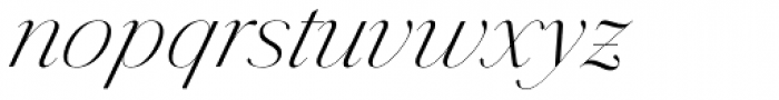Jules Colossal Light Italic Font LOWERCASE