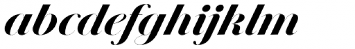 Jules Epic Black Italic Font LOWERCASE