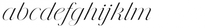 Jules Epic Light Italic Font LOWERCASE