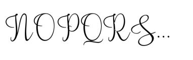 Julia smith Font UPPERCASE