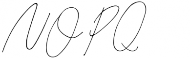 Juliette Signature Regular Font UPPERCASE