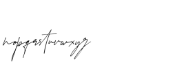 Juliette Signature Font LOWERCASE