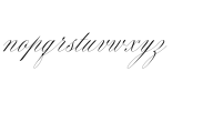 Juliette Wedding Extended Font LOWERCASE