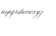 Juliette Wedding Medium Ex1 Font LOWERCASE