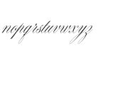 Juliette Wedding Regular Font LOWERCASE