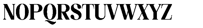 Juligraf Plain Black Condensed Font UPPERCASE