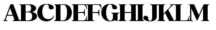 Juligraf Plain Black Sem Exp Font UPPERCASE