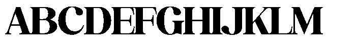 Juligraf Plain Black Font UPPERCASE