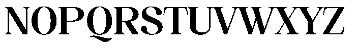 Juligraf Plain Bold Font UPPERCASE