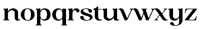 Juligraf Plain Bold Font LOWERCASE