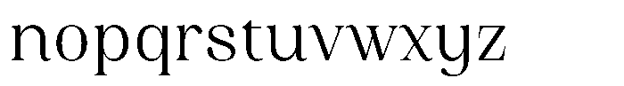 Juligraf Plain Condensed Font LOWERCASE
