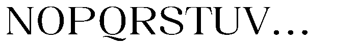 Juligraf Plain Expanded Font UPPERCASE