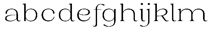 Juligraf Plain Extra Light Exp FONT