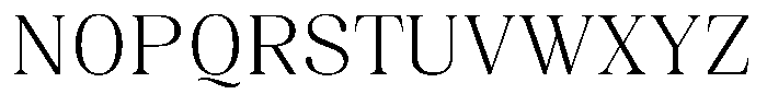 Juligraf Plain Light Font UPPERCASE