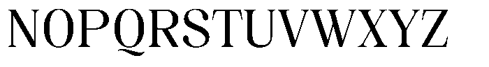 Juligraf Plain Medium Semi Condensed Font UPPERCASE
