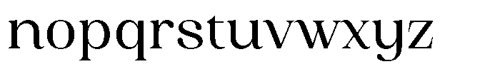 Juligraf Plain Medium Semi Condensed Font LOWERCASE