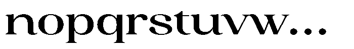 Juligraf Plain Sem Bold Exp Font LOWERCASE