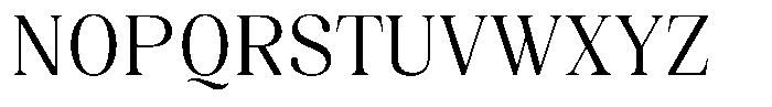 Juligraf Plain Semi Condensed Font UPPERCASE