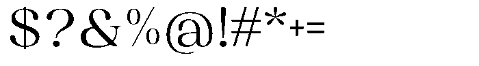 Juligraf Plain Semi Expanded Font OTHER CHARS