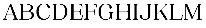 Juligraf Plain Semi Expanded Font UPPERCASE