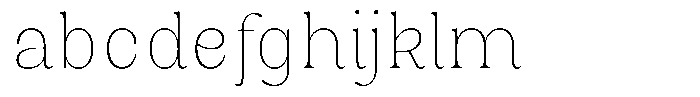 Juligraf Plain Thin Condensed FONT