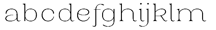 Juligraf Plain Thin Expanded FONT