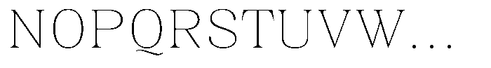 Juligraf Plain Thin Sem Exp Font UPPERCASE