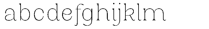 Juligraf Plain Thin Semi Condensed FONT