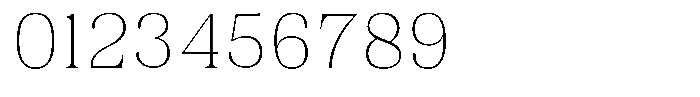 Juligraf Plain Thin Font OTHER CHARS