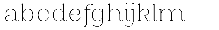 Juligraf Plain Thin FONT
