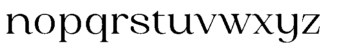 Juligraf Plain Var Black Condensed Font LOWERCASE