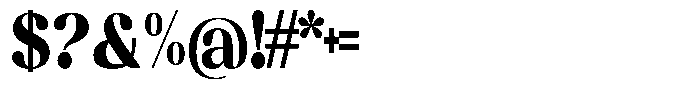 Juligraf Sans Alt Black Condensed Font OTHER CHARS
