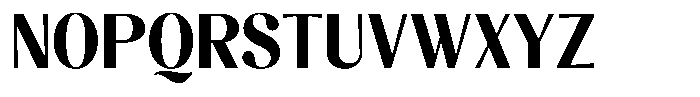Juligraf Sans Alt Black Condensed Font UPPERCASE