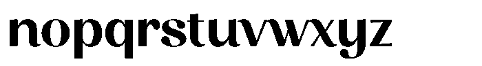 Juligraf Sans Alt Black Condensed Font LOWERCASE