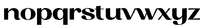 Juligraf Sans Alt Black Sem Exp Font LOWERCASE