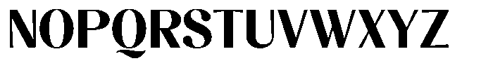 Juligraf Sans Alt Black Semi Condensed Font UPPERCASE