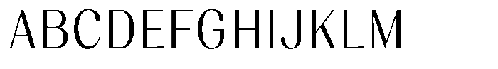 Juligraf Sans Alt Condensed Font UPPERCASE