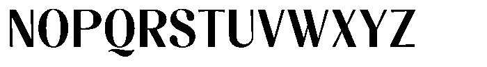 Juligraf Sans Alt Extra Bold Condensed Font UPPERCASE