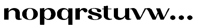 Juligraf Sans Alt Extra Bold Exp Font LOWERCASE