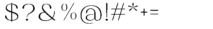 Juligraf Sans Alt Extra Light Exp Font OTHER CHARS