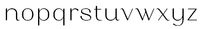 Juligraf Sans Alt Extra Light Font LOWERCASE