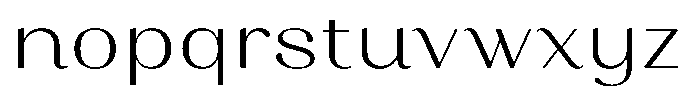 Juligraf Sans Alt Light Sem Exp Font LOWERCASE
