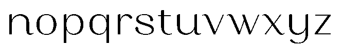 Juligraf Sans Alt Light Font LOWERCASE