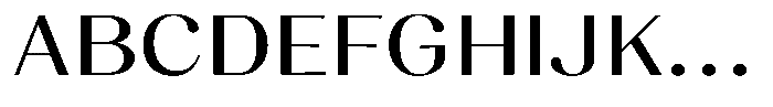 Juligraf Sans Alt Medium Exp Font UPPERCASE