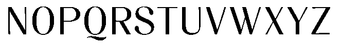 Juligraf Sans Alt Medium Semi Condensed Font UPPERCASE