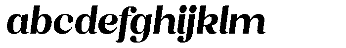 Juligraf Sans Black Condensed Italic FONT